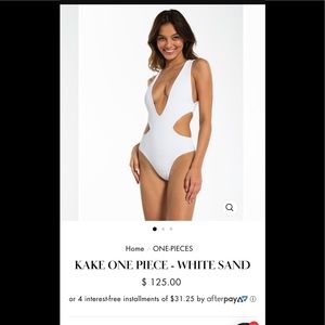 1 piece swimsuit. Brand new with tags